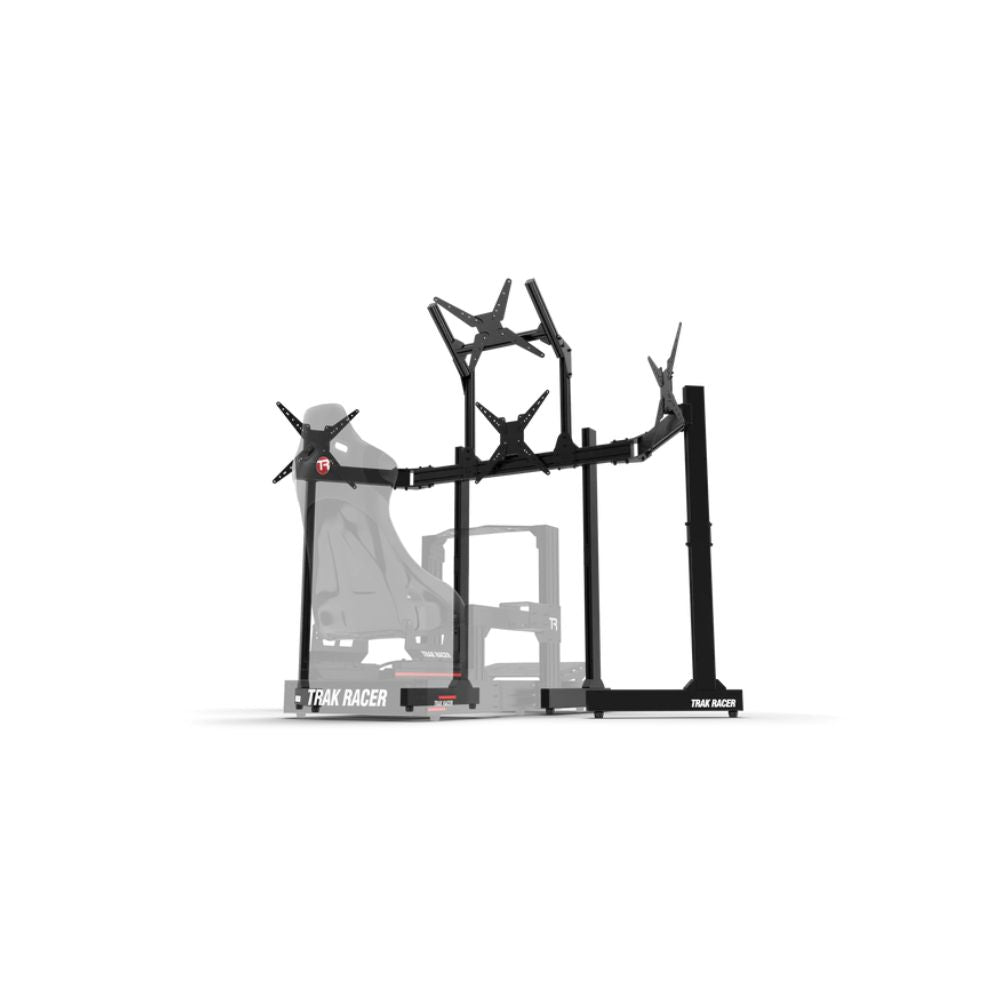 Trak Racer Aluminium Triple Monitor Stand With Extra Leg Supports