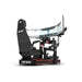 Complete set up of TR120S flight simulator on a white background 