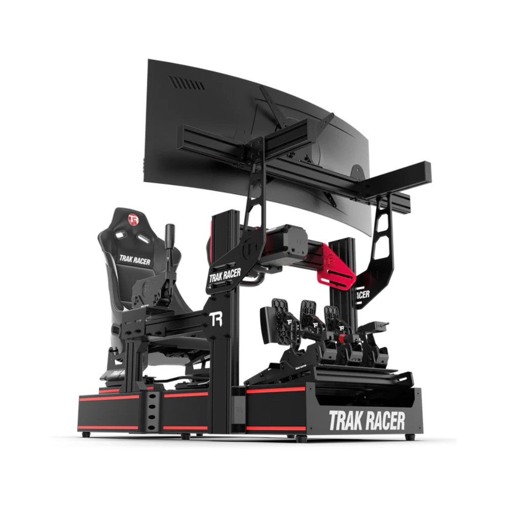 Trak Racer TR160S racing simulator cockpit - full setup with monitor 1