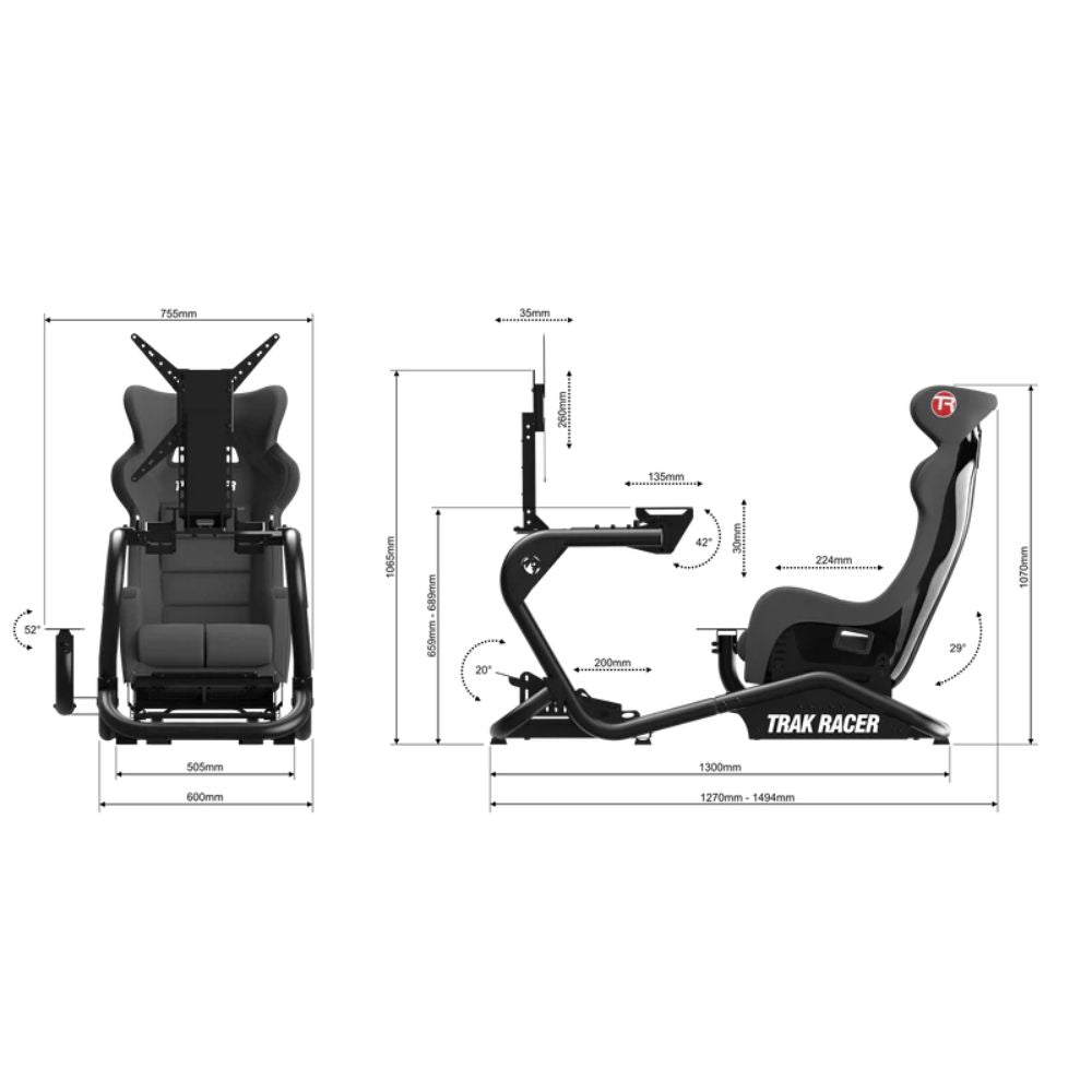 Trak Racer TR8 Pro Flight Simulator