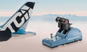 TCA Quadrant in front of an Airbus tail fin