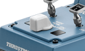 TCA Quadrant close-up with engine controls