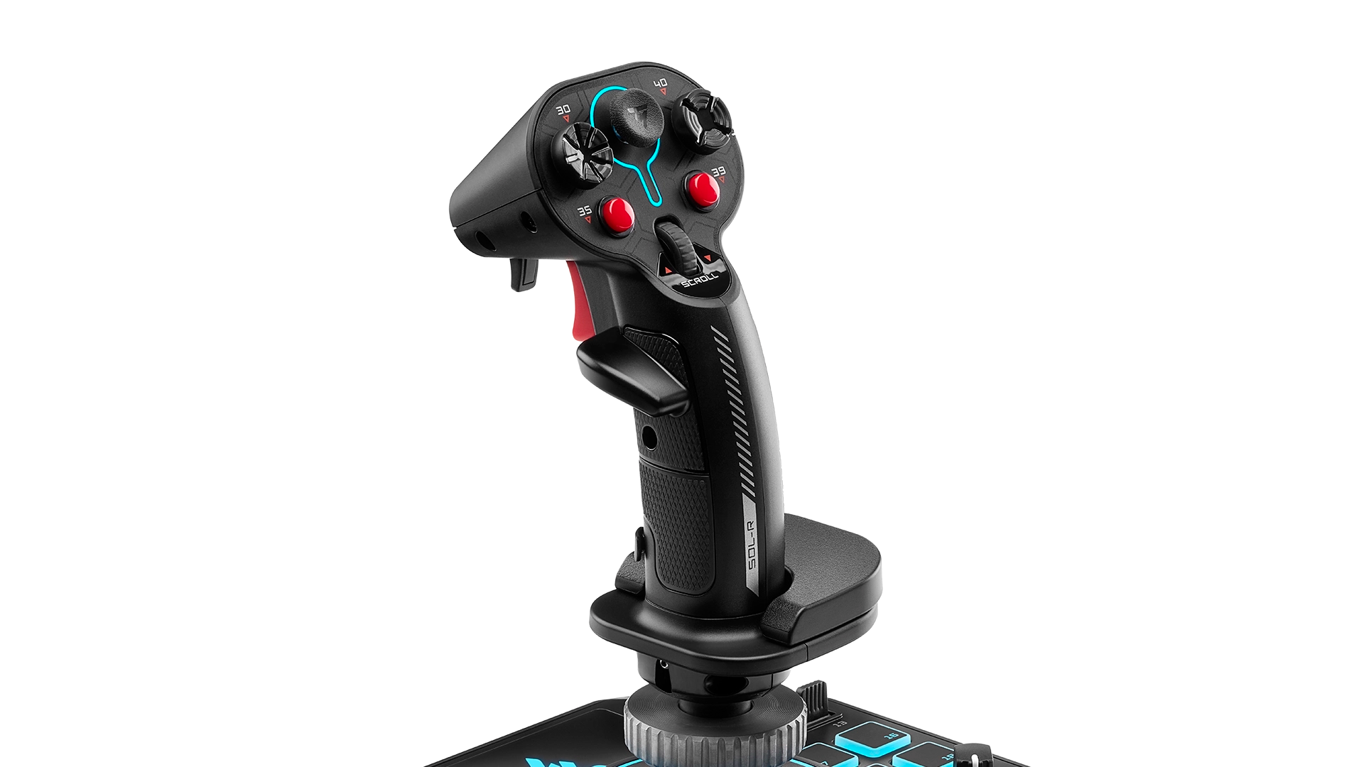 Sol-R 4 joystick and throttle from the front