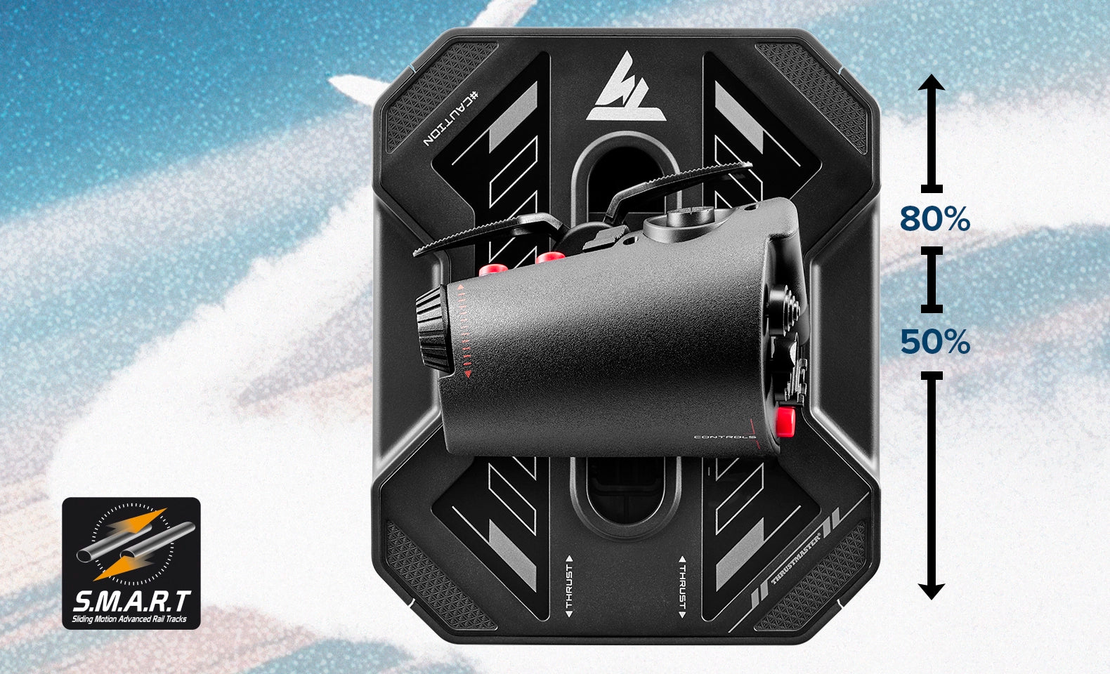 Sol-R 6 Throttle S.M.A.R.T travel and detent diagram