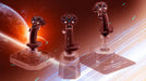 Sol-R 3 grips on bases against a space backdrop