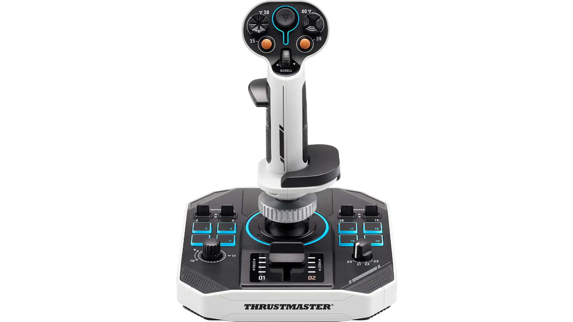 Sol-R 1 Flightstick grip and base from the front