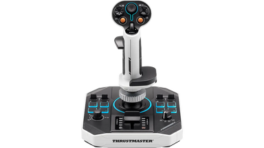 Sol-R 1 Flightstick grip and base from the front