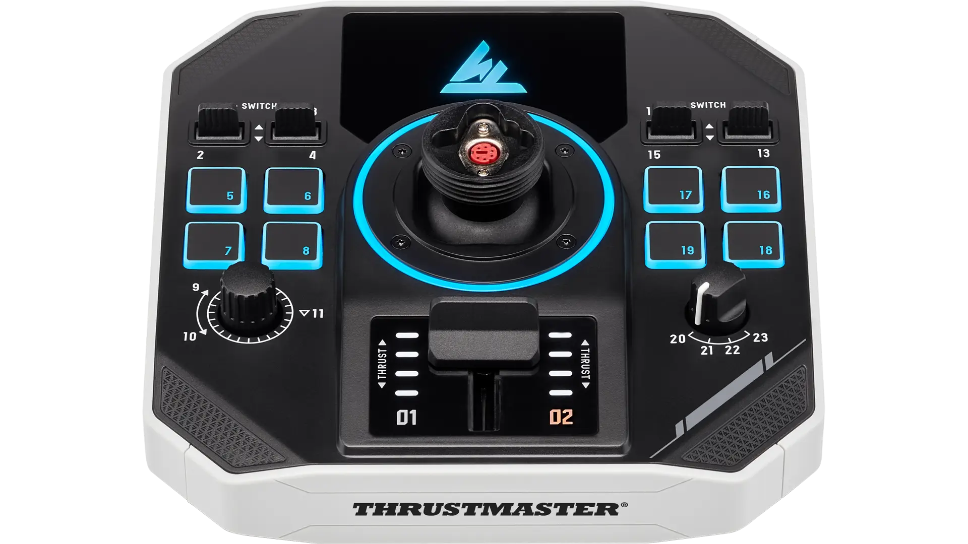 Sol-R 1 base from above with throttle and buttons