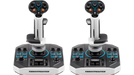 Two Sol-R flightsticks side by side from the front