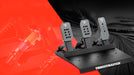 Raceline Pedals III LC on a red background
