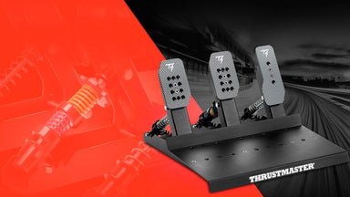 Raceline Pedals III LC on a red background