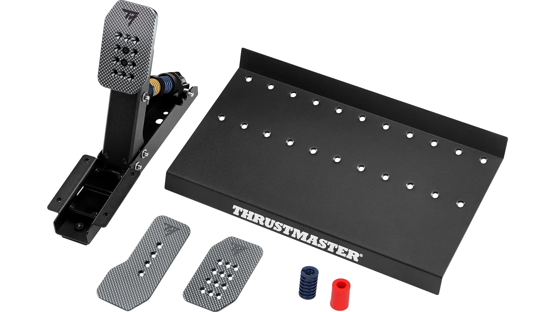 Thrustmaster Raceline LC Upgrade Kit with load cell brake pedal, top plate, pedal heads and springs