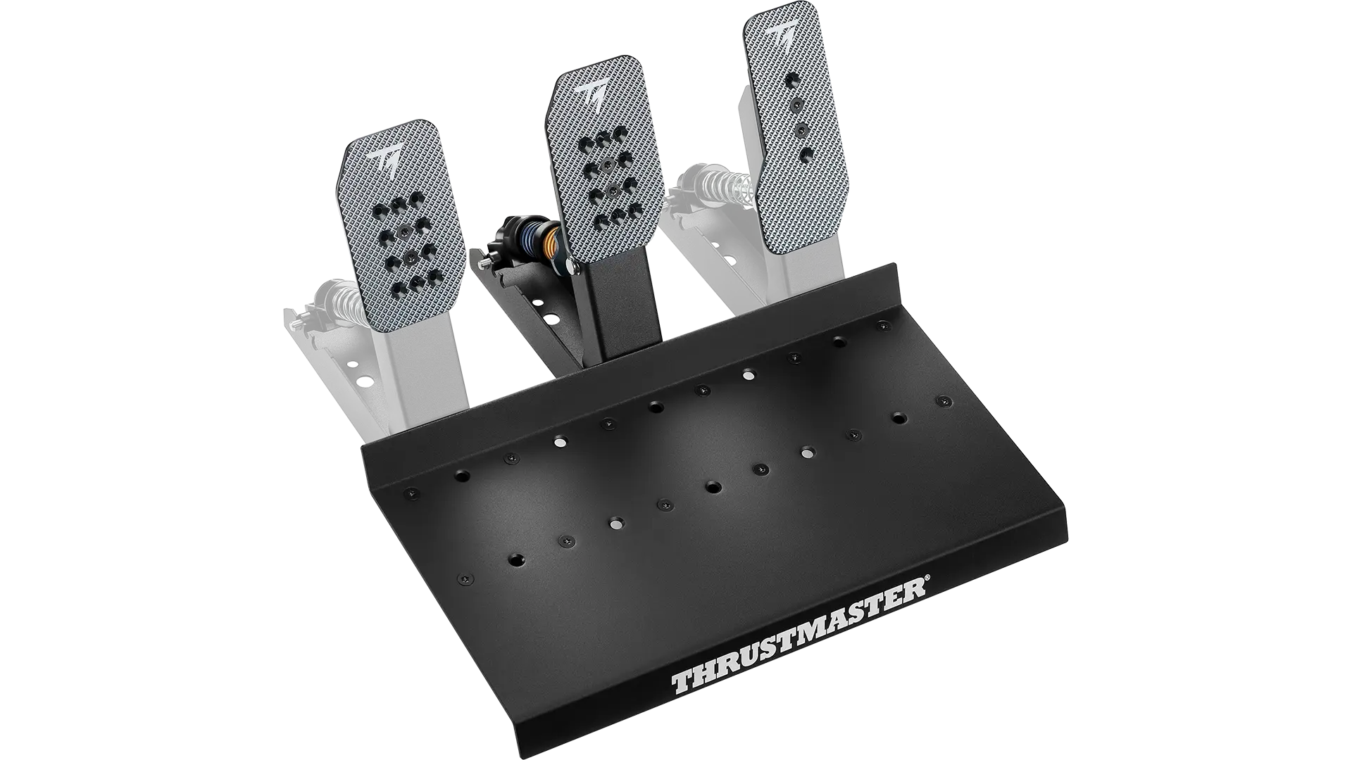Thrustmaster Raceline pedal set fitted with the LC Upgrade top plate