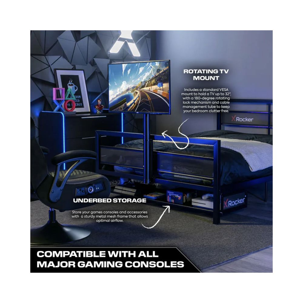 X Rocker Basecamp Gaming Bed