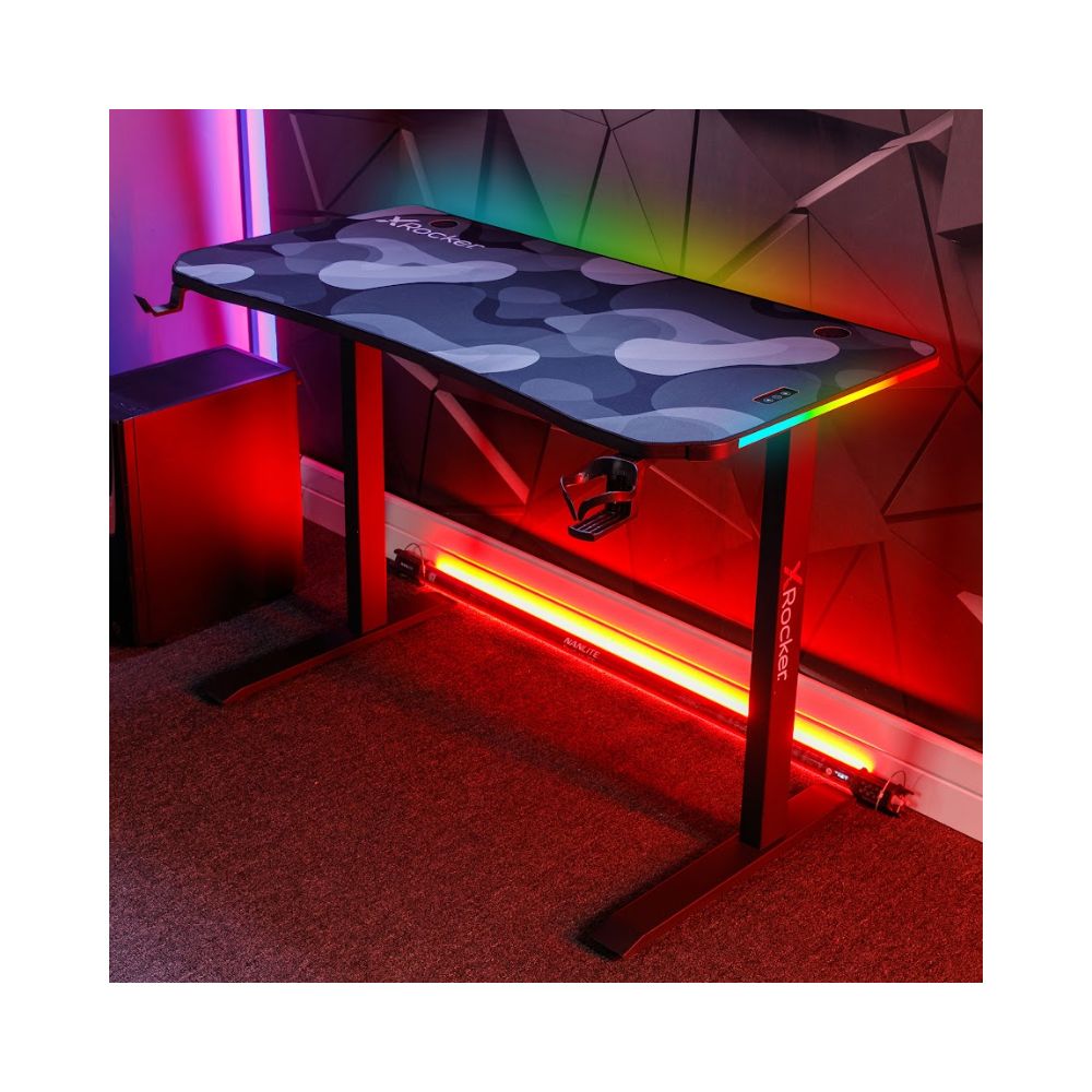 X Rocker Cobra RGB Gaming Desk