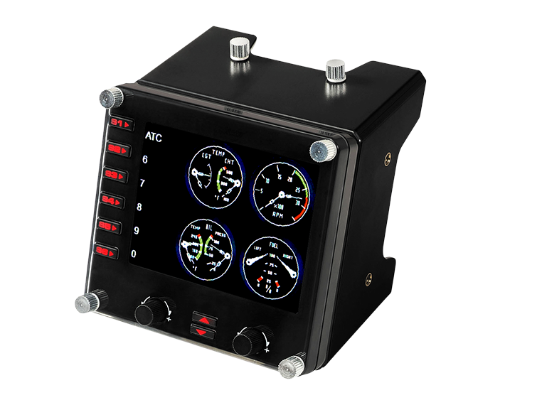 Logitech G PRO Flight Instrument Panel four-gauge engine display