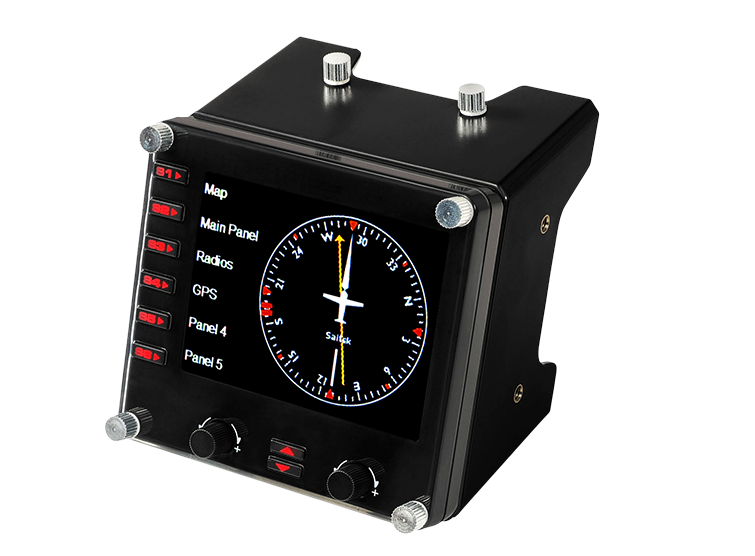 Logitech G PRO Flight Instrument Panel dial gauge readout
