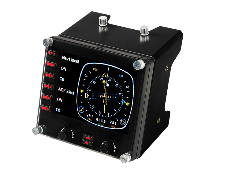 Logitech G PRO Flight Instrument Panel navigation gauge readout