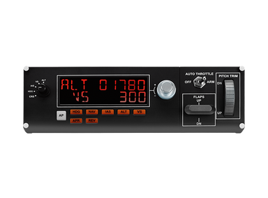 Logitech G PRO Flight Multi Panel LED autopilot readout