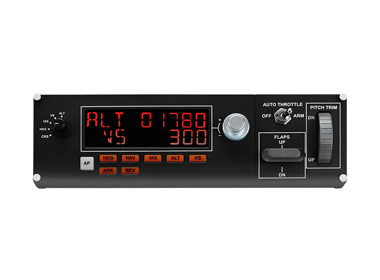 Logitech G PRO Flight Multi Panel LED autopilot readout