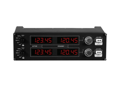 Logitech G PRO Flight Radio Panel front view