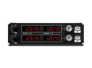 Logitech G PRO Flight Radio Panel LED frequency displays