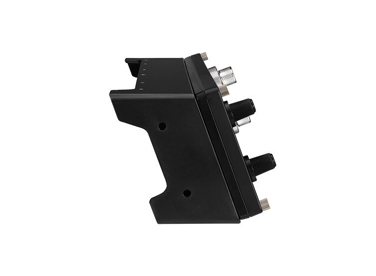 Logitech G PRO Flight Radio Panel side profile with bracket