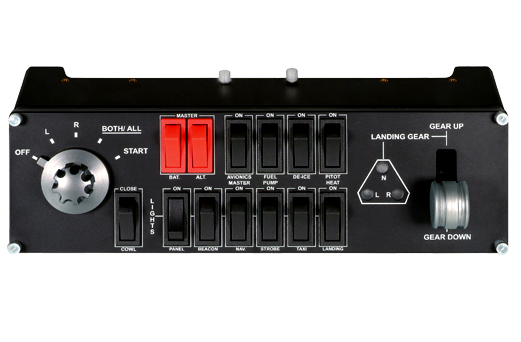 Logitech G PRO Flight Switch Panel front view