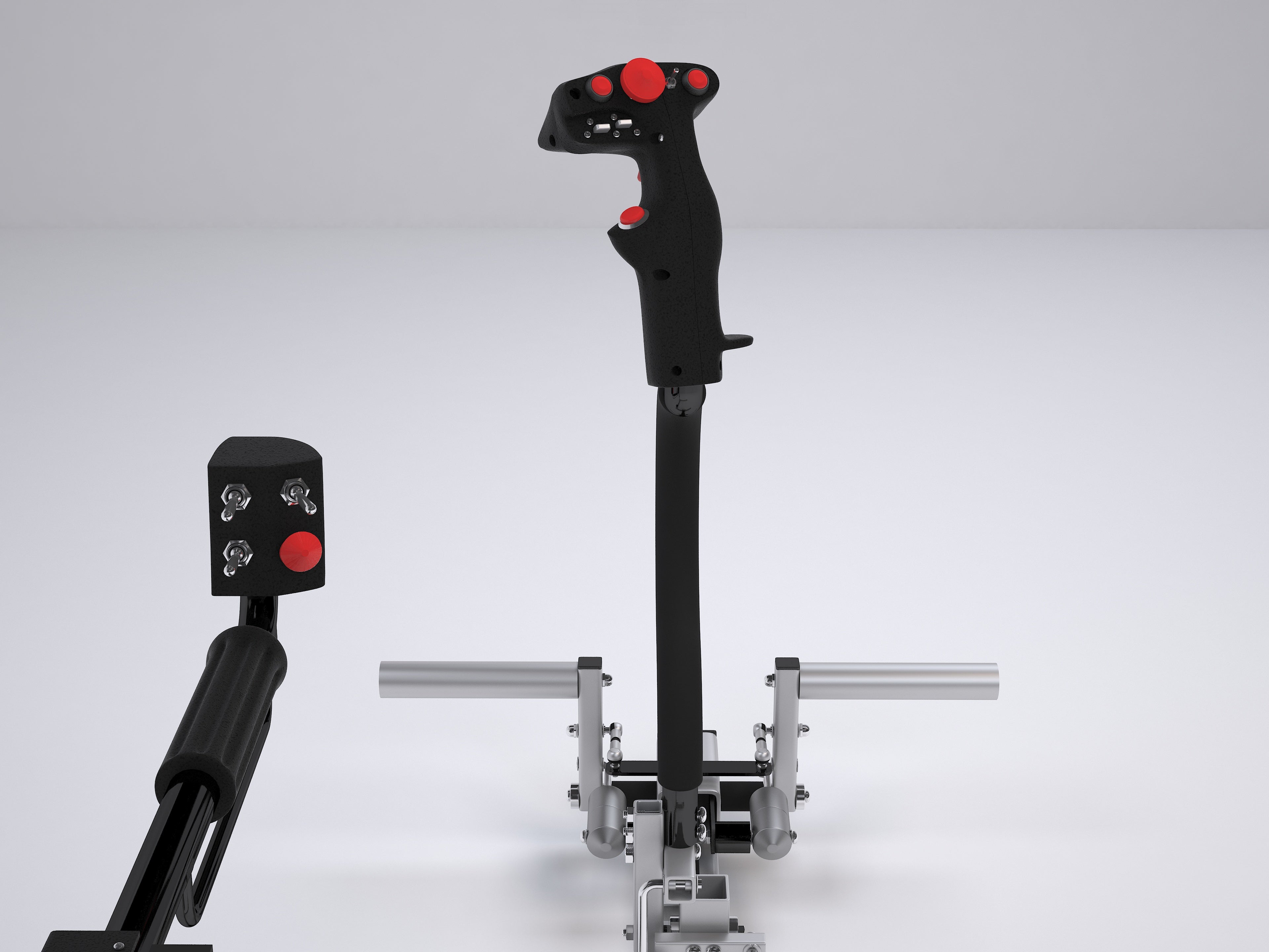 MD500 Max cyclic grip and twist-throttle collective from the seat