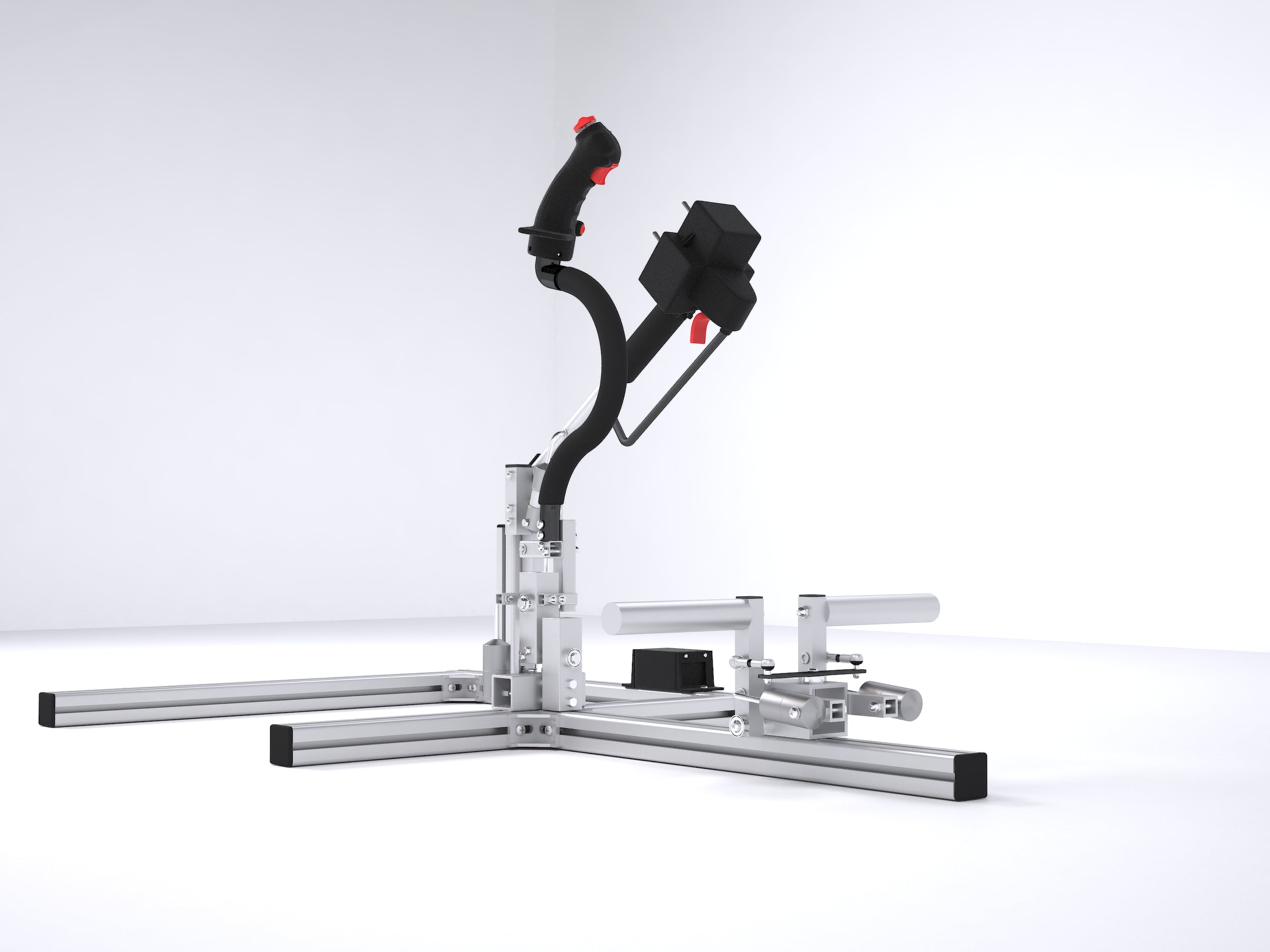 Huey Max curved cyclic and collective head from the front