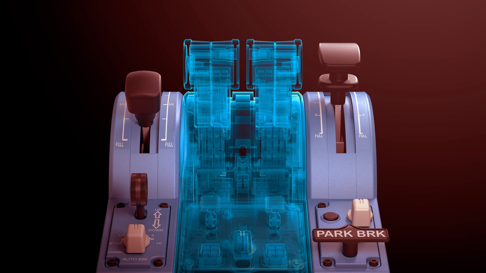 Inside view of the TCA Quadrant and add-on modules