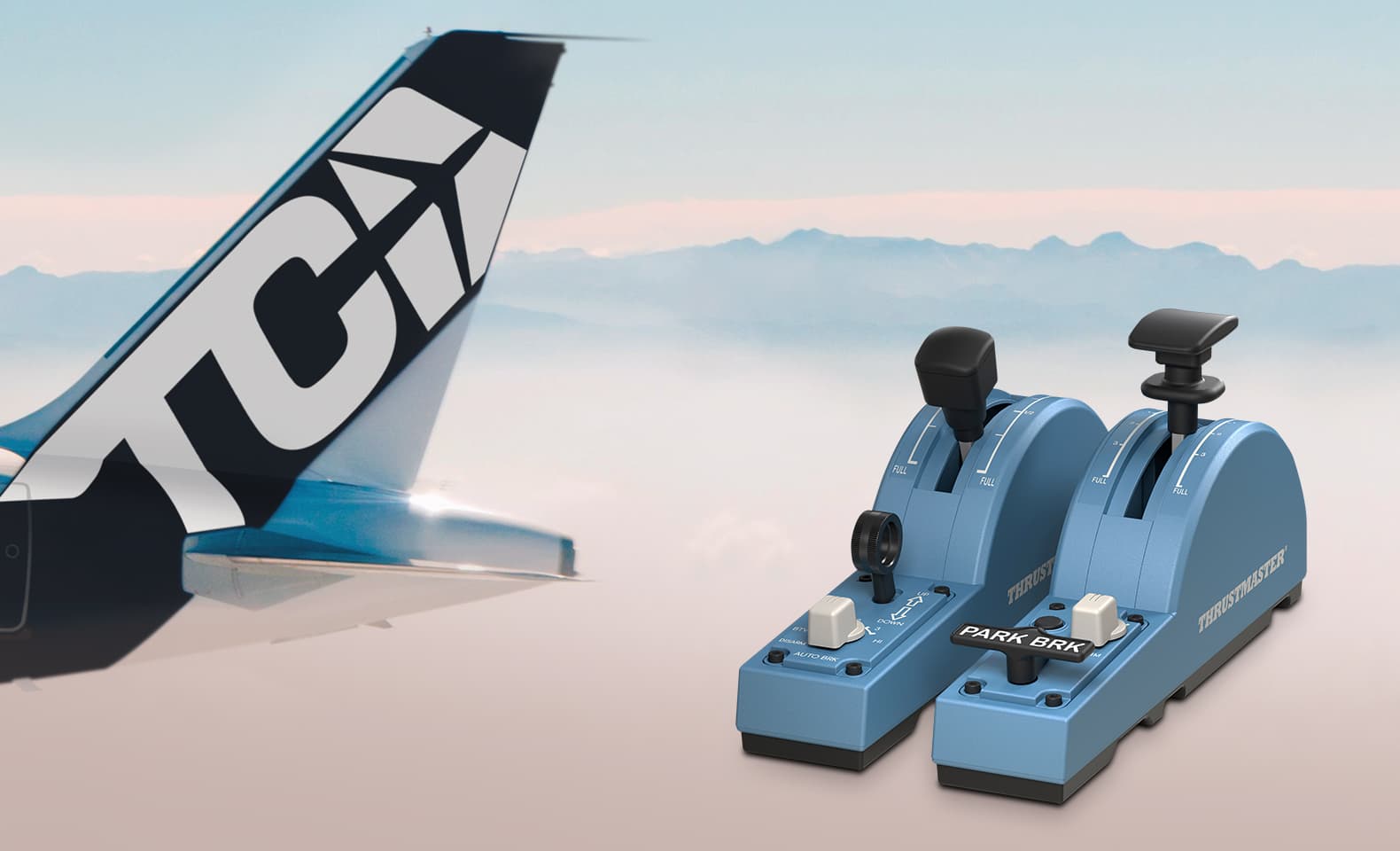 TCA Quadrant and add-on in front of an Airbus tail fin