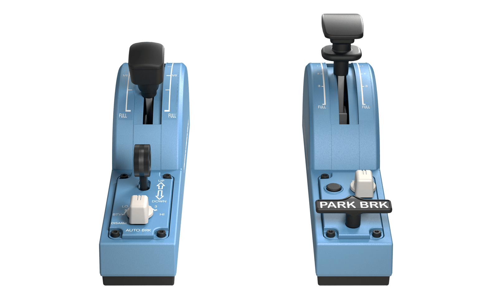 TCA Quadrant Add-On speed brake and flaps levers