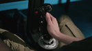 Pilot hand on the F/A-18C Hornet grip