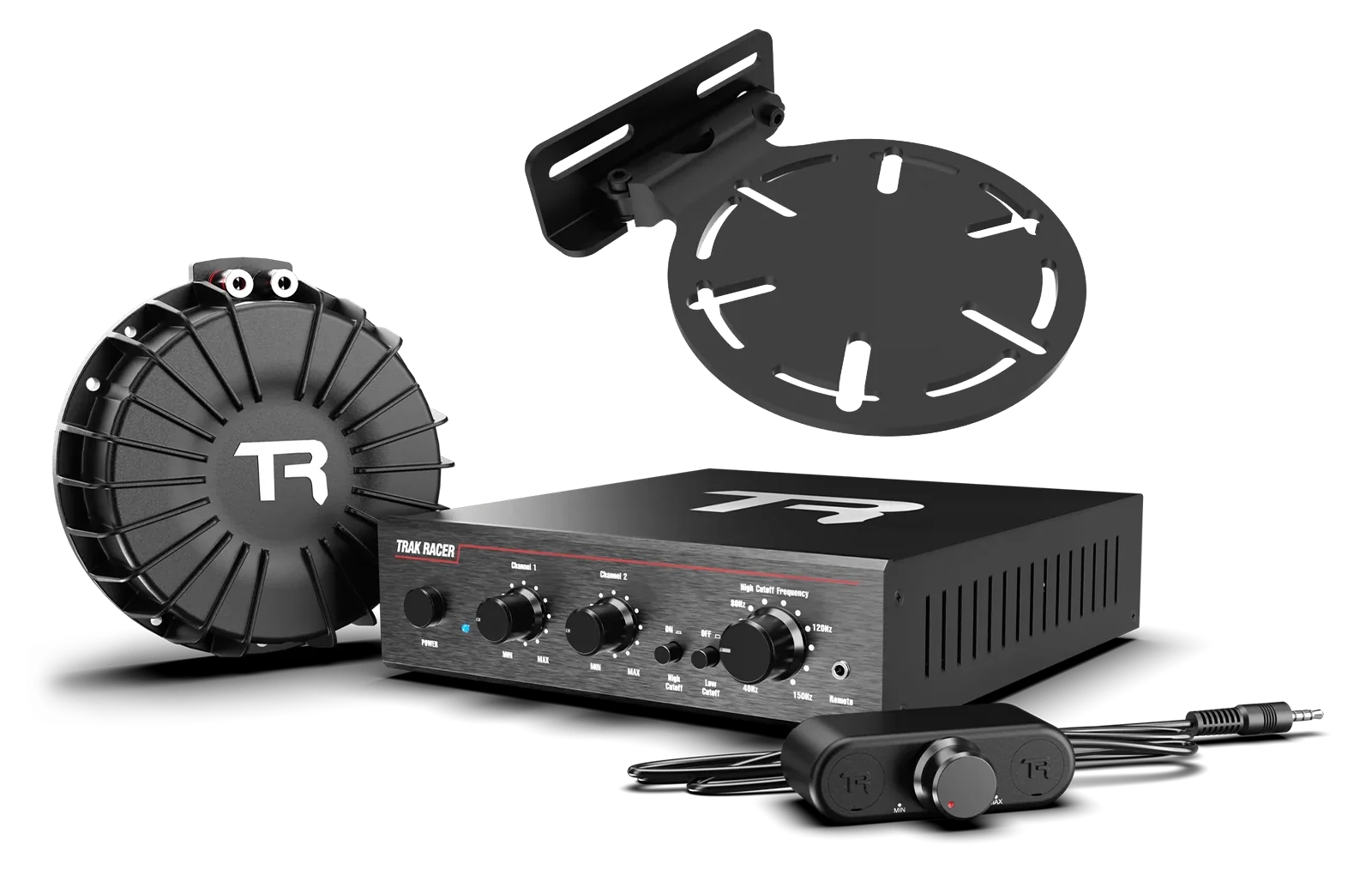 Trak Racer V2 Pro 200W Amplifier & Bass Shaker Kit with Rig Mount, main product image