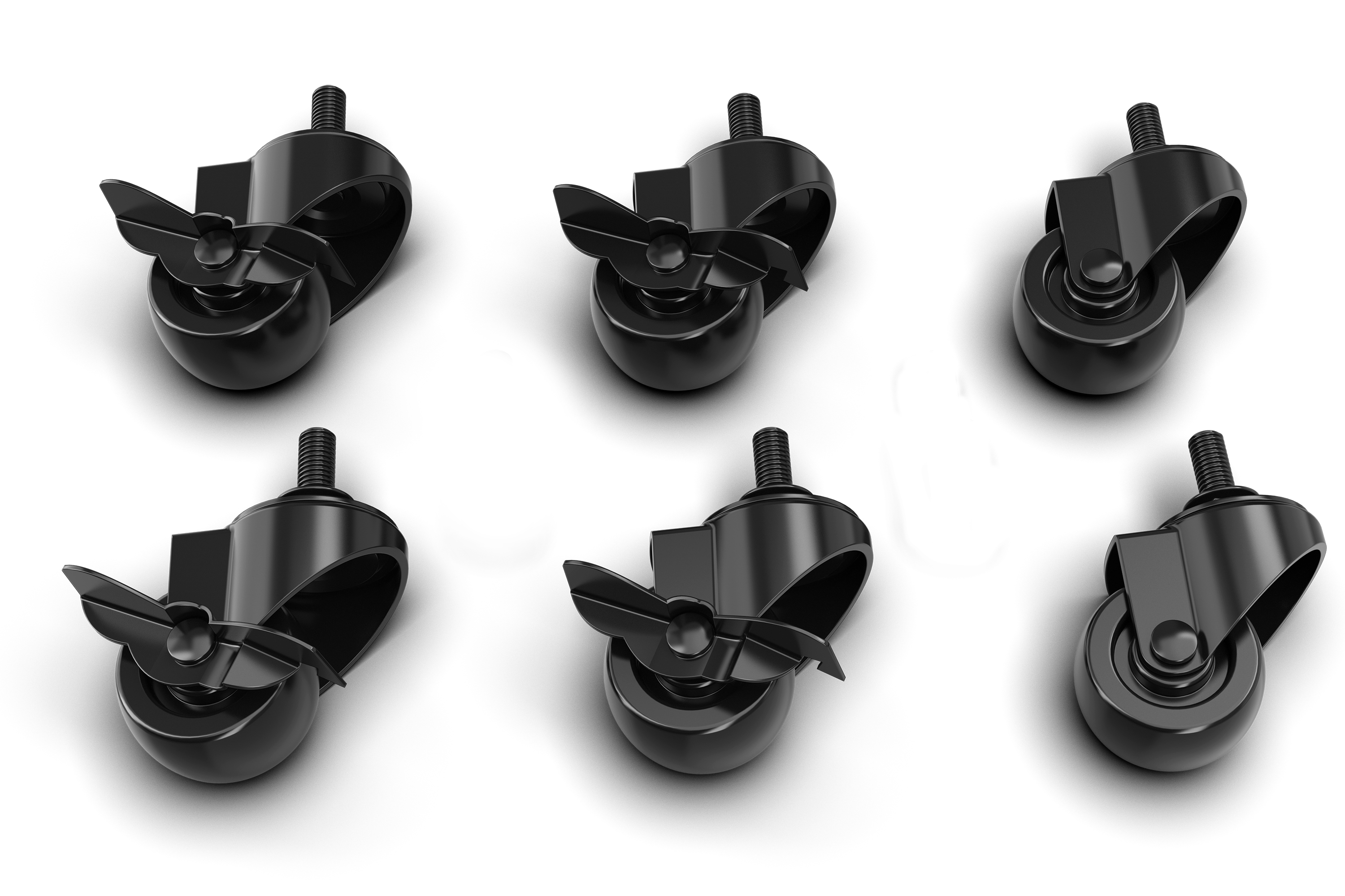 Trak Racer Caster Wheel & Brake Kit for TR8 Pro & TRX