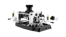 AVA base with interchangeable parts laid out