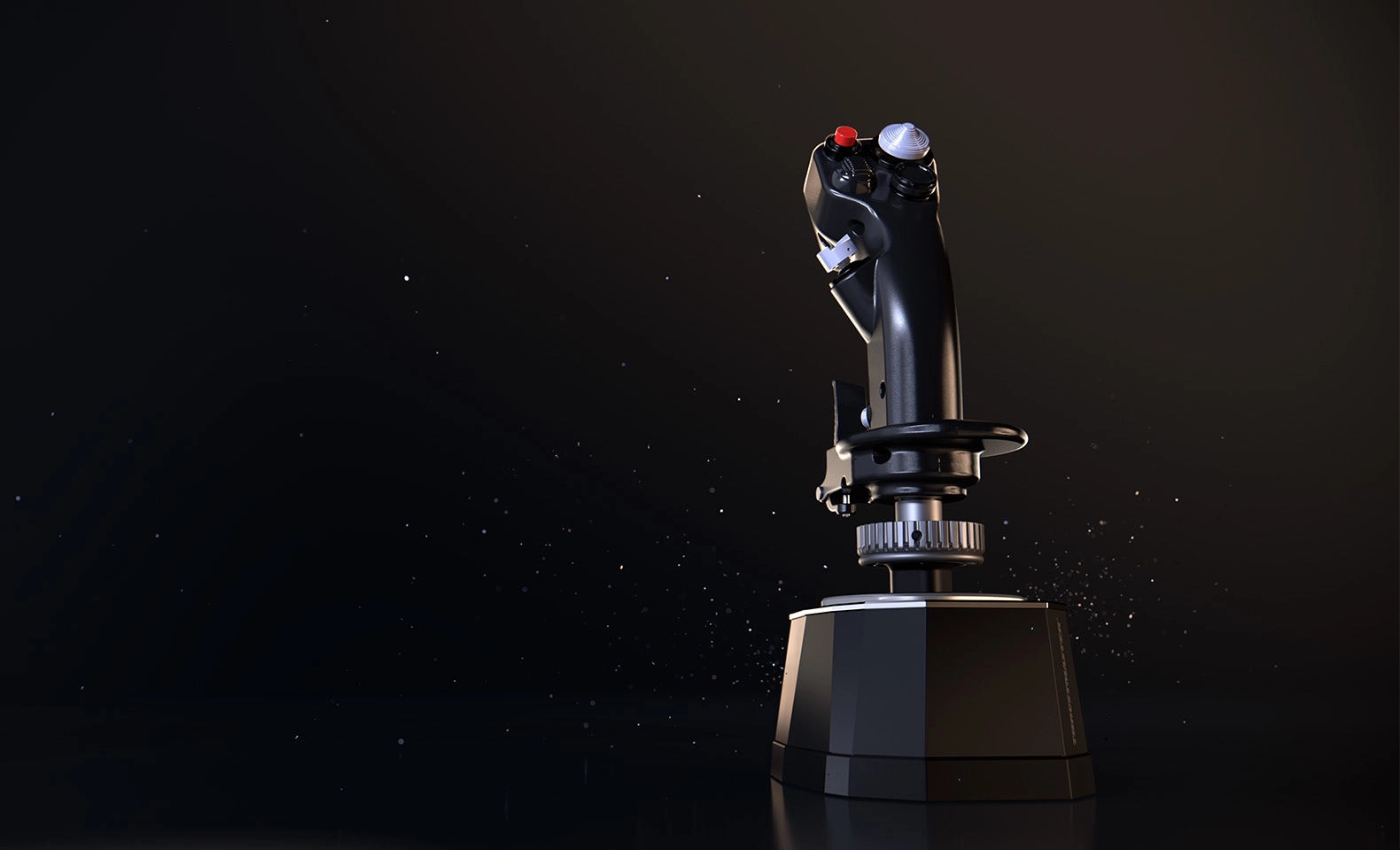 AVA base fitted with a flight stick grip