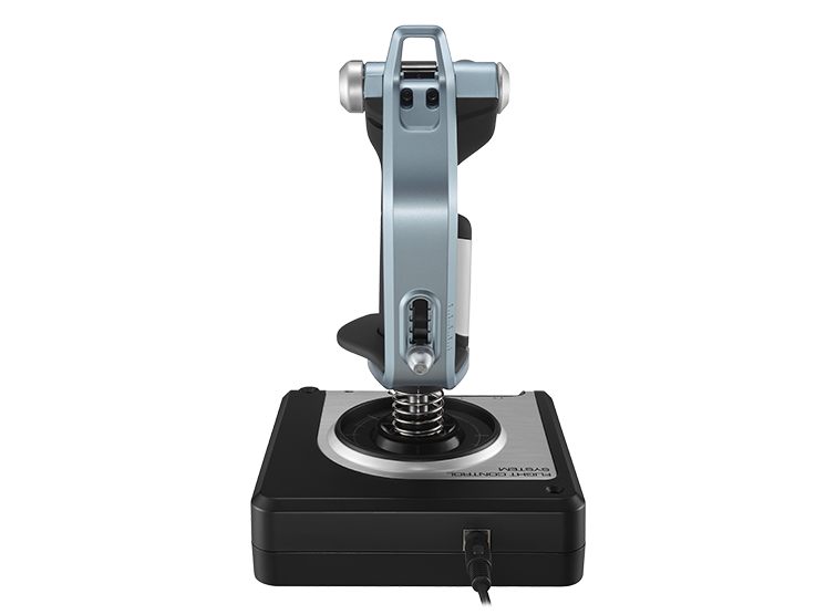 Logitech G X52 joystick rear view