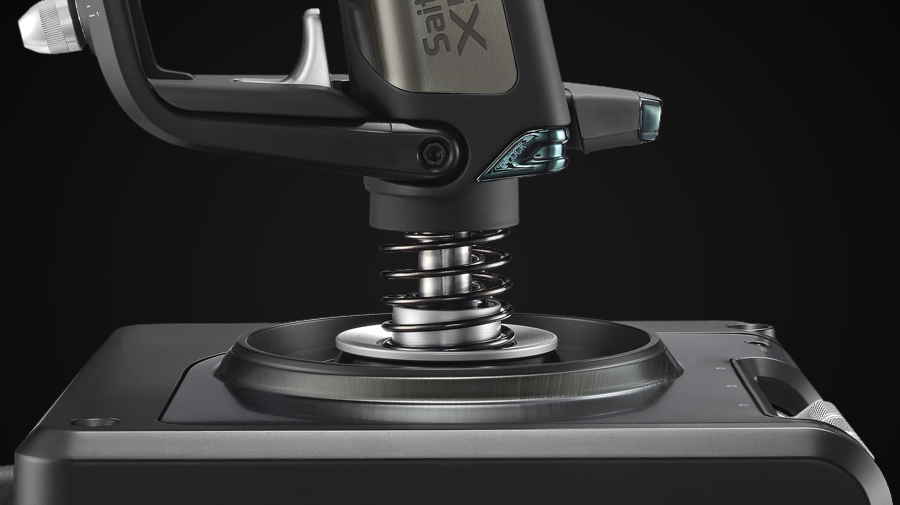 Logitech G X52 Pro joystick dual-spring centring mechanism