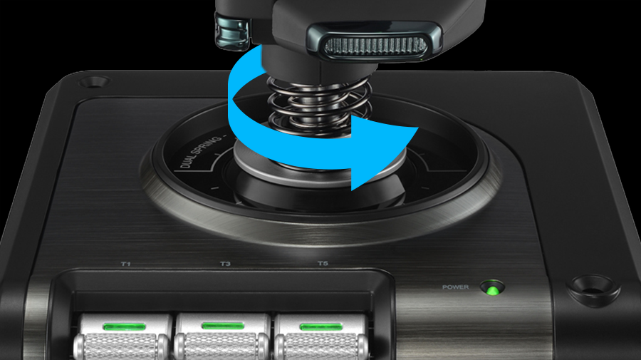 Logitech G X52 Pro twist rudder axis on the joystick