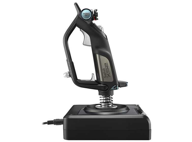 Logitech G X52 Pro joystick side profile