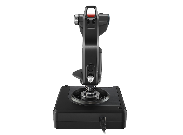 Logitech G X52 Pro joystick rear view