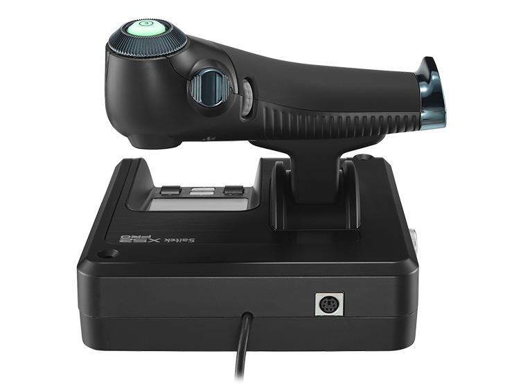 Logitech G X52 Pro throttle unit side view