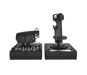 Logitech G X56 Rhino HOTAS stick and twin throttle, front view