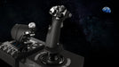 Logitech G X56 Rhino HOTAS with a space scene backdrop
