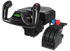 Logitech G PRO Flight Yoke with throttle quadrant attached
