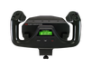 Logitech G PRO Flight Yoke front view with LCD clock