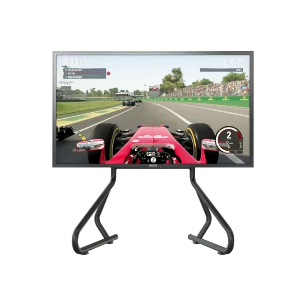 Trak Racer RS6 Mach 3 Racing Simulator + Single Monitor Stand Bundle